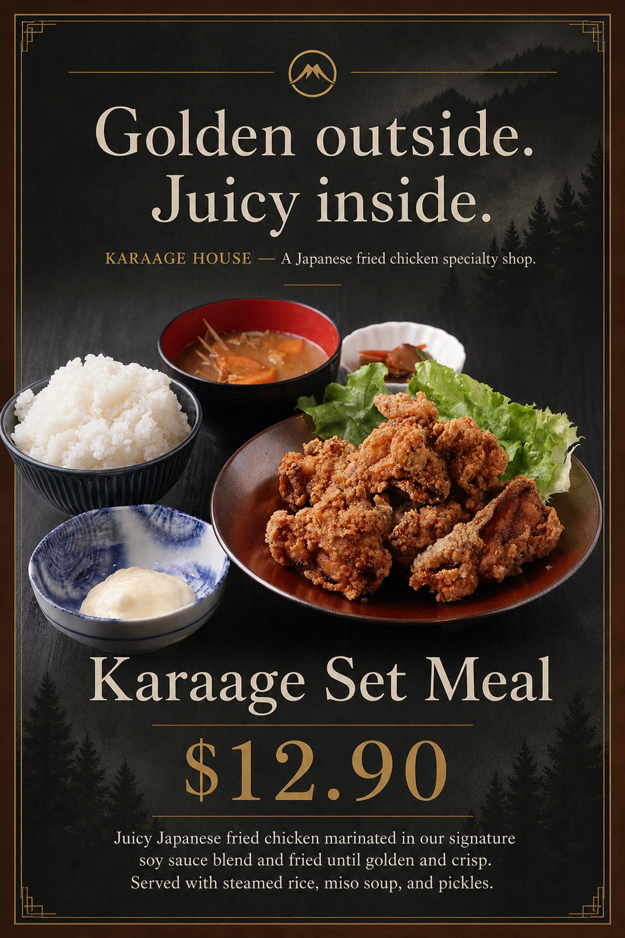 Karaage demo — Luxury ryokan