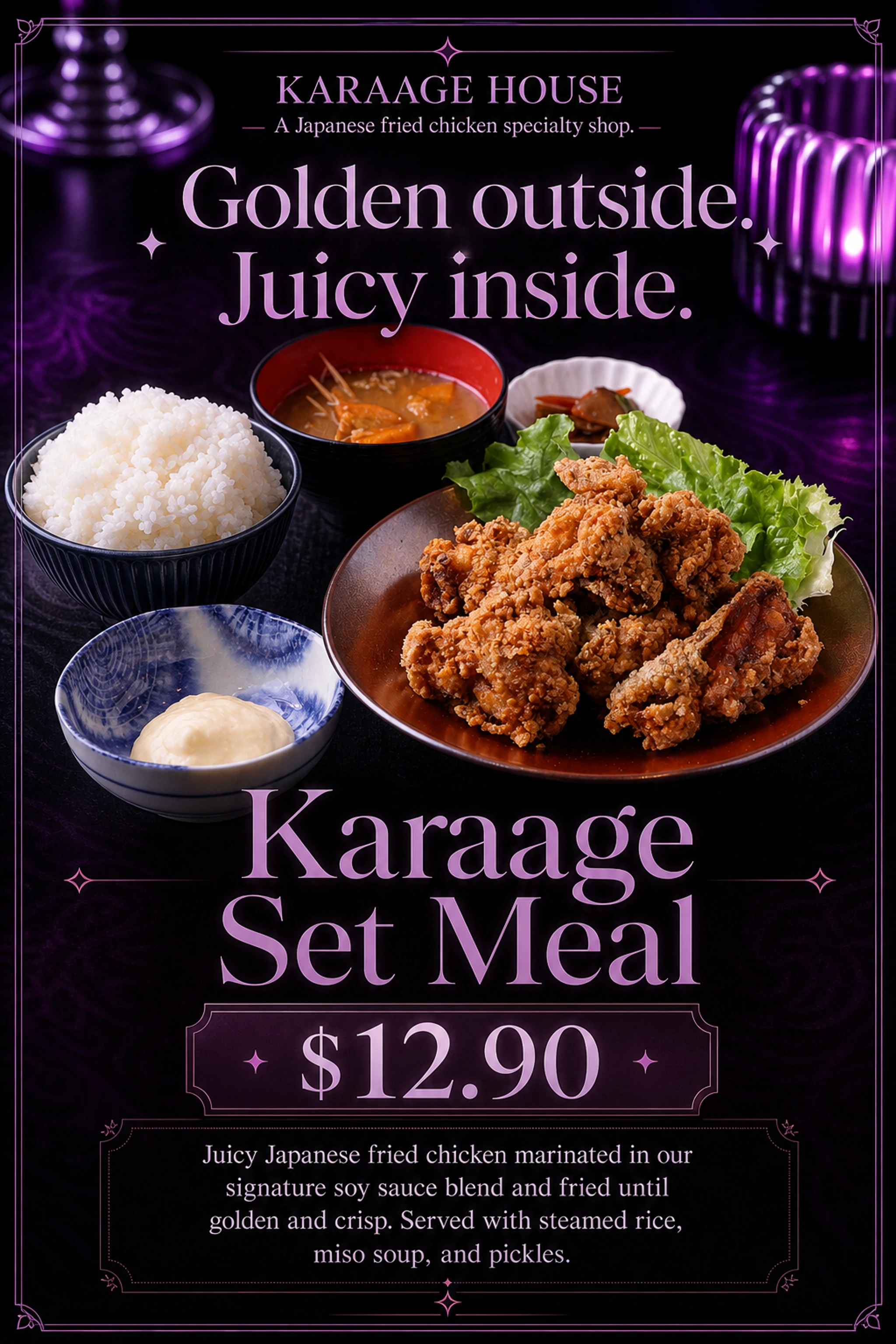 Karaage demo — Late-night dessert bar